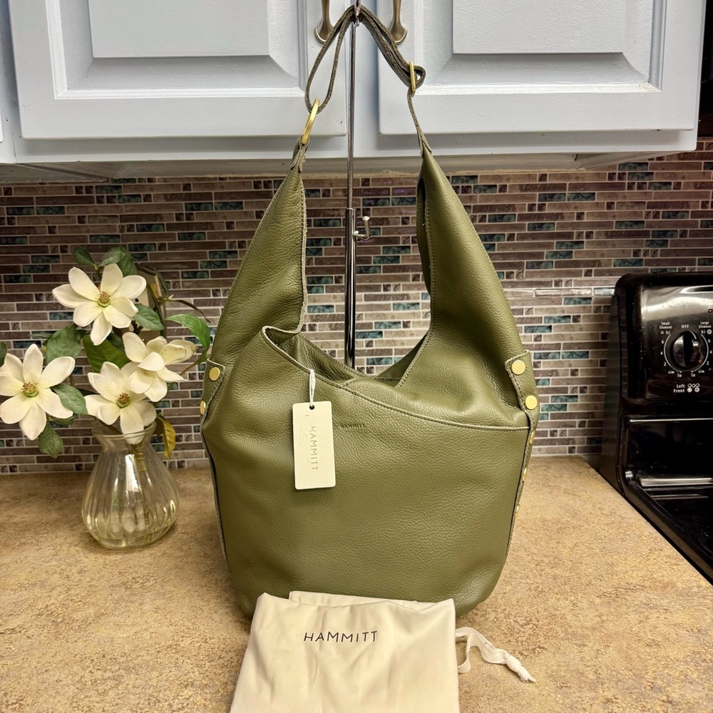 NWT Hammitt Tom Olive green purse